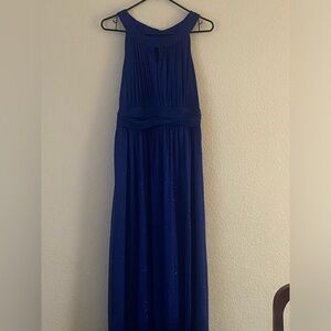 Midnight Blue Sparkly Evening Dress
